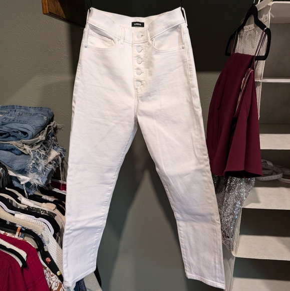 Express White Jeans - Picture 1 of 3